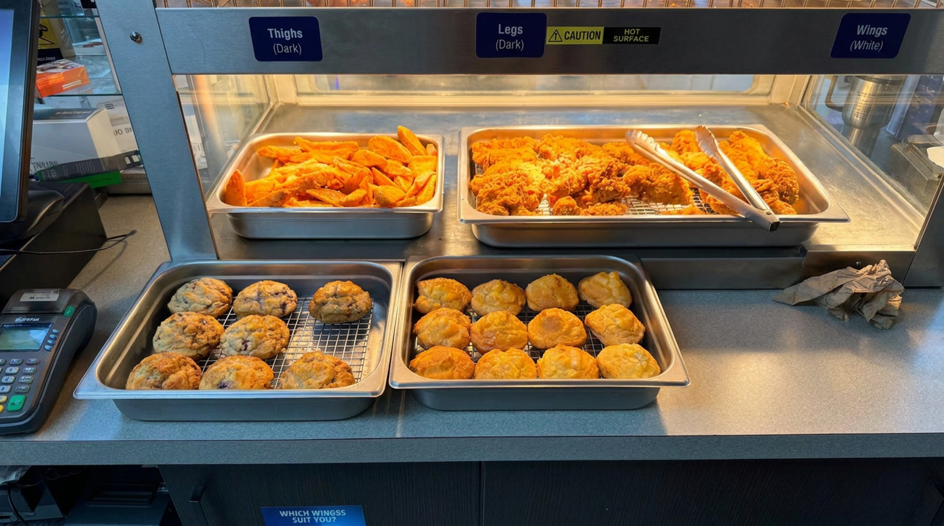 Fresh chicken and warm service