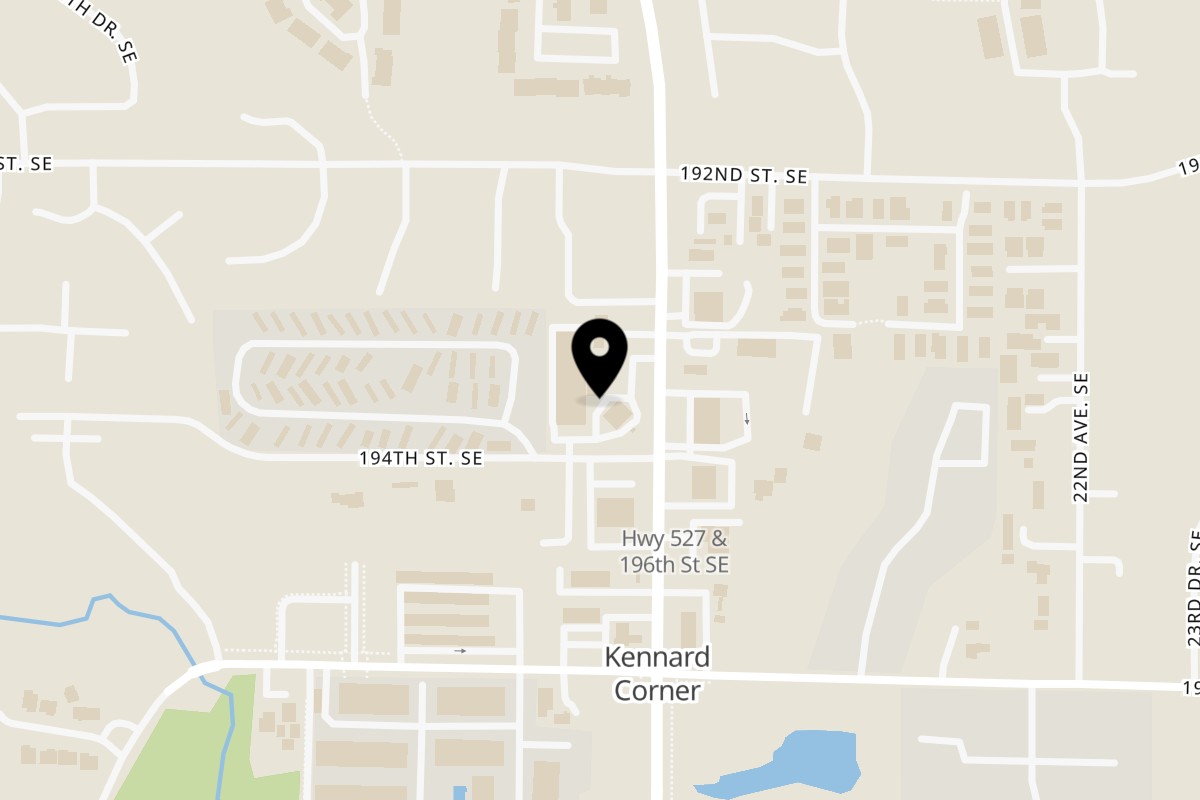 Map showing the location of Krispy Krunchy Chicken bothell on 19320 Bothell Everett Hwy in Bothell