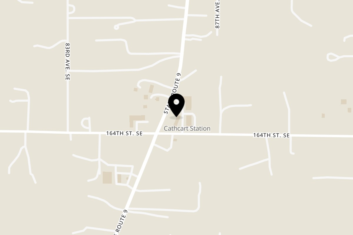 Map showing the location of Krispy Krunchy Chicken Snohomish - WA-9 on 16315 WA-9 in Snohomish