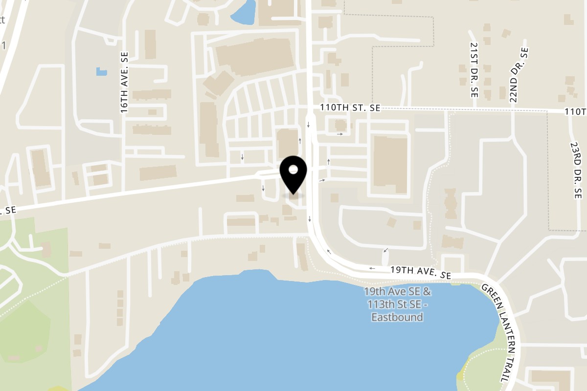 Map showing the location of Krispy Krunchy Chicken 112th St SE on 1816 112th St SE in Everett